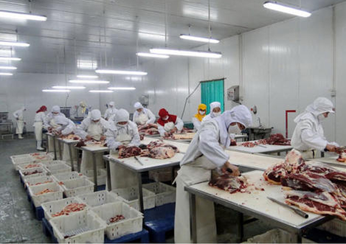 四川聚誠益食品有限公司廠房施工現(xiàn)場(chǎng)